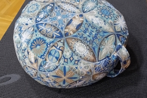 sedežnik modra mandala.2